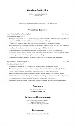 Related Pictures sample staff nurse resume one page