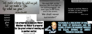Winston Churchill Quotes Profile Facebook Covers