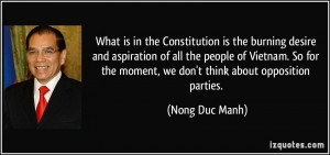 More Nong Duc Manh Quotes