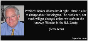 President Barack Obama has it right - there is a lot to change about ...