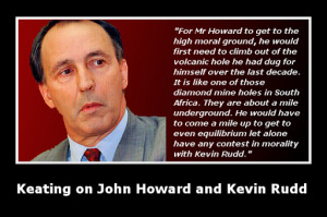 Paul Keating on John Howard and Kevin Rudd