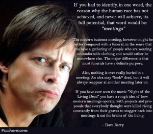 Dave Barry on Meetings
