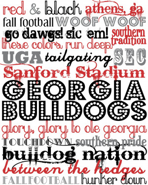 Football season is almost here (GO DAWGS)!