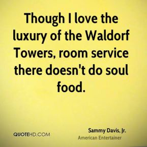 Though I love the luxury of the Waldorf Towers room service there