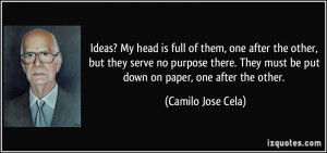 More Camilo Jose Cela Quotes