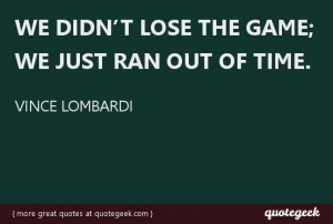 Football Game Time Quotes