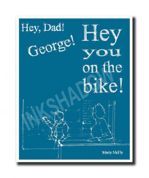 Back to the future quote minimal movie poster quotes by Inkshadow, $11 ...