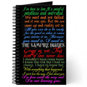 Vampire Diaries Quotes Journal