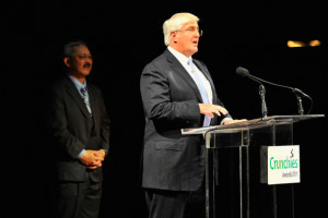 Ron Conway Angel Investor Ron Conway speaks onstage at the 5th Annual