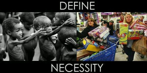 It's embarrassing how materialistic our country is.. we are all guilty ...