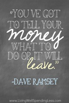 ... Money Quotes, Money Stress Quotes, Financial Peace Quotes, Dave Ramsey