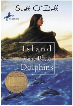Island of the Blue Dolphins by Scott O'Dell. I don't remember much ...