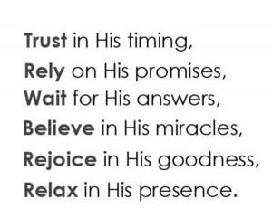 Have Faith and Trust in God Quotes