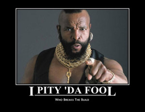 here s a mr t poster i made about not breaking the software build