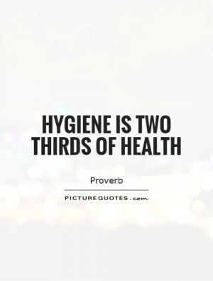 Hygiene Quotes