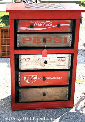 ... Funky Junk Interiors, Drawers, Crates Dressers, Sodas Crates, Crafts