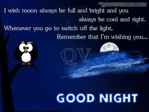 Wish Moon Always Be Full And Bright And You Always Be Cool And Right