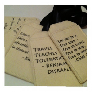 Great Quote Series, Luggage Tags, Unisex, Spot your Luggage in a Jiffy ...