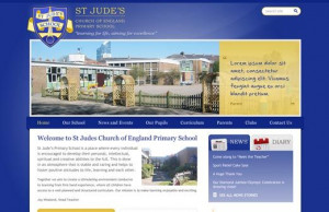 Click to view school website design for St Jude's Primary School