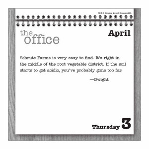 NBCs The Office: The Best Quotes from all 9 Seasons Box Calendar 2014 ...