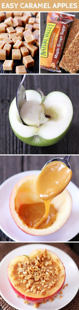 Easy Inside-Out Caramel Apples | Recipe By Photo