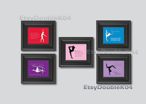 DIGITAL FILE: Gymnastics Inspirational Quotes