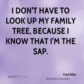 Funny Quote Family Tree