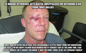 Good Guy Marine, It Was The Right Thing To Do!