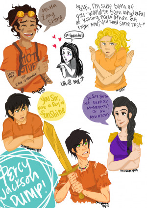 Percy Jackson Sketch Dump by chloisssx3