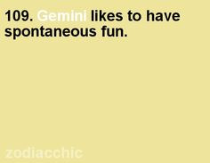 Gemini fact from ZodiacChic. More