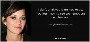 40 QUOTES FROM MARION COTILLARD | A-Z Quotes