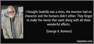 thought Godzilla was a mess, the monster had no character and the ...