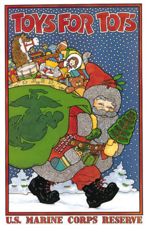 The 1995 Toys for Tots poster