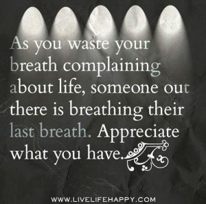 Appreciate what you have - quote