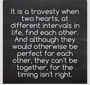 Timing is Everything ....