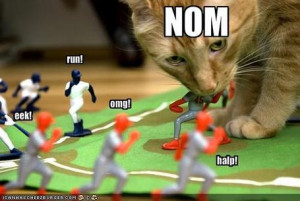 funny baseball quotes. The Cats love aseball as well