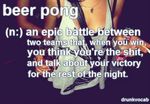 beer #pong #definition #battle #winning