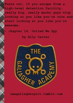 From Ally Carter's UNITED WE SPY More