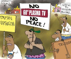 Ferguson Rioting © Gary McCoy,Cagle Cartoons,Ferguson,Ferguson ...