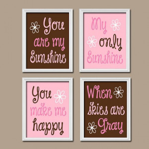... Pink Brown Kiss Me Goodnight Quote Crib NURSERY by trmDesign, $33.00