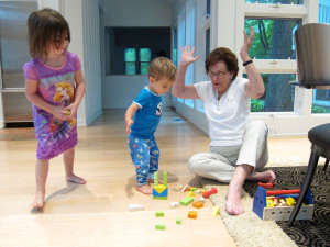 ... of being a great-grandma, with Castillo’s twins Isadora and Gaetano