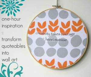 ... quoteable into inspiring wall art to decorate and inspire your world