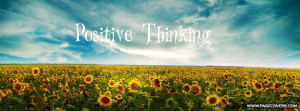 Sunflower Quote Facebook Cover Positive thinking sunflower .