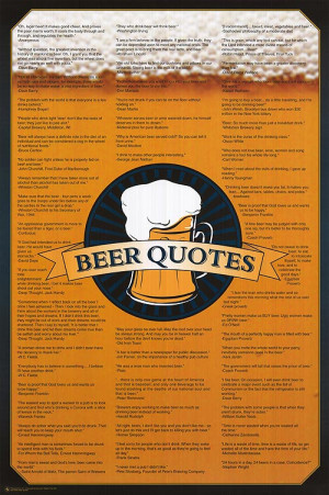 BEER QUOTES POSTER ]