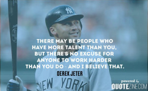 Derek Jeter Baseball Quotes Inspirational