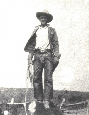 Clarence Hyde, YO Ranch cowboy and later ranch foreman.