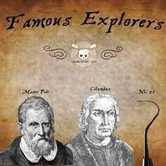 Famous Explorers: Marco Polo, Christopher Columbus, No. 23 #Dentist # ...