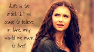 The Vampire Diaries TV Show TVD quote