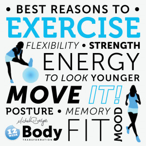 Move it! The Seven Best Reasons to Exercise