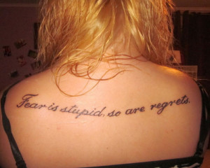 Marilyn Monroe Quote Tattoo